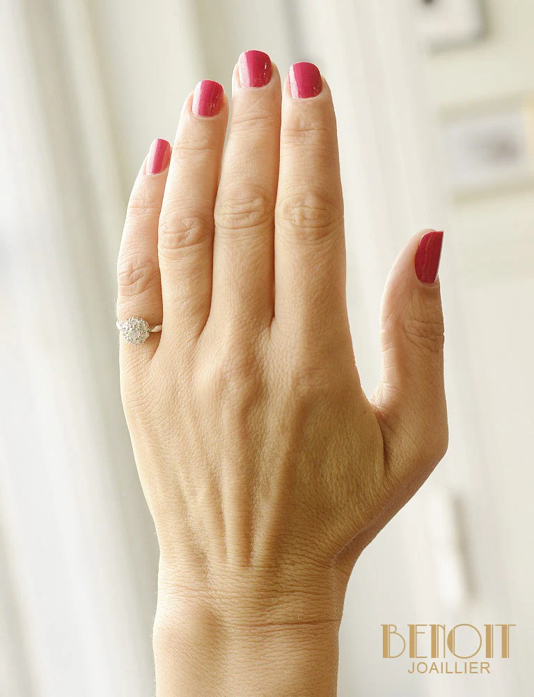 Bague Marguerite Diamants - Image 5