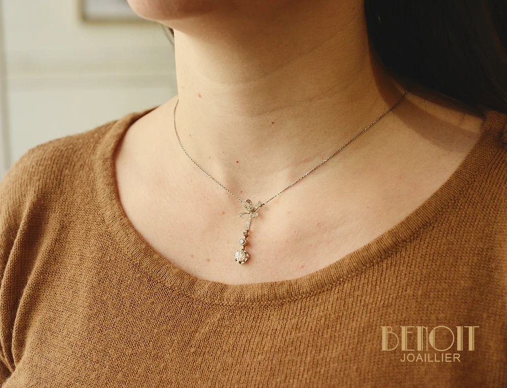 Pendentif Noeud Diamant - Image 4
