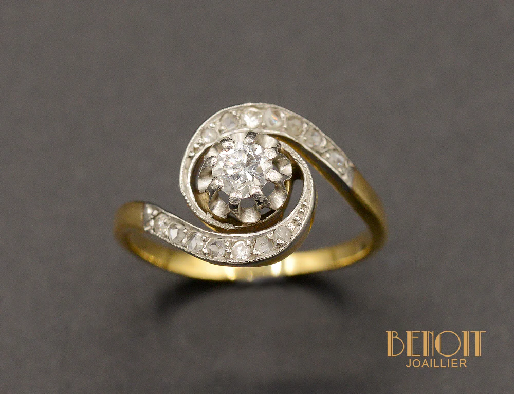 Bague Tourbillon Diamant - Image 2
