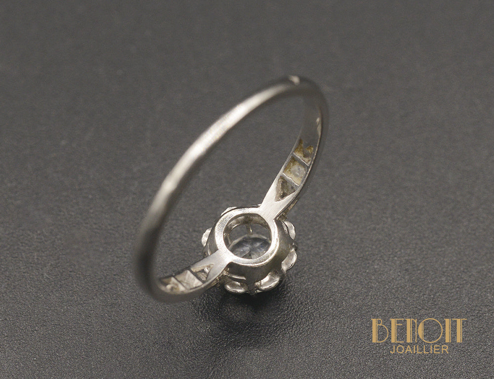 Solitaire Platine Diamant ~0,30ct - Image 4