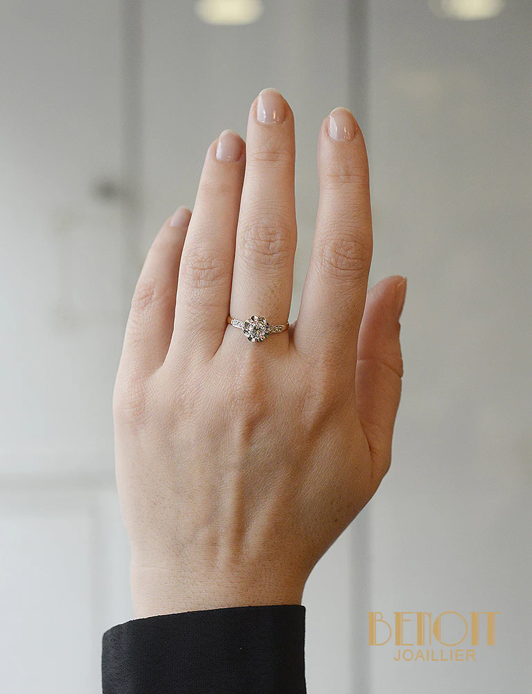 Solitaire Platine Diamant ~0,30ct - Image 5