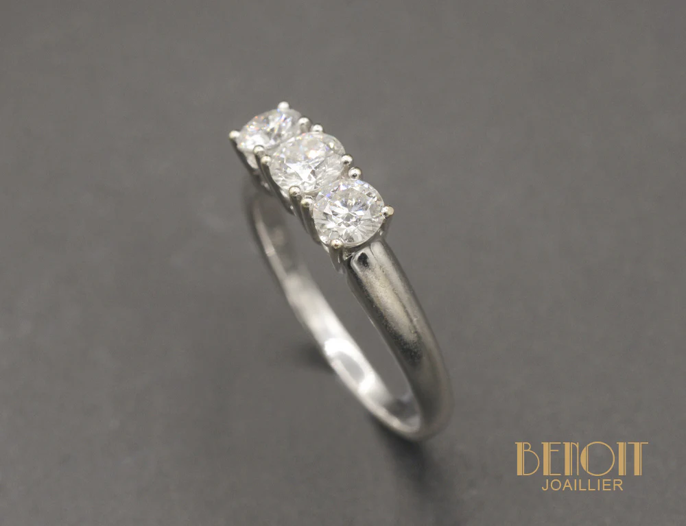 Bague Trilogie Diamants - Image 3
