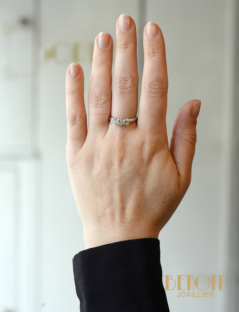 Bague Trilogie Diamants - Image 5