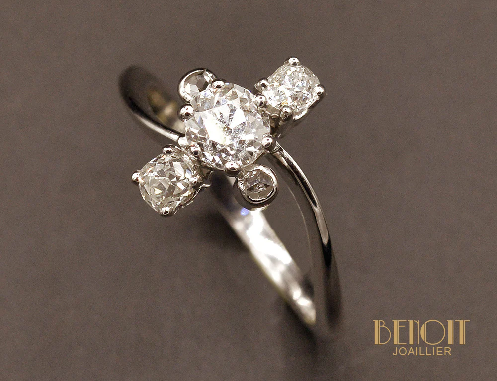 Bague Trio Diamants - Image 3
