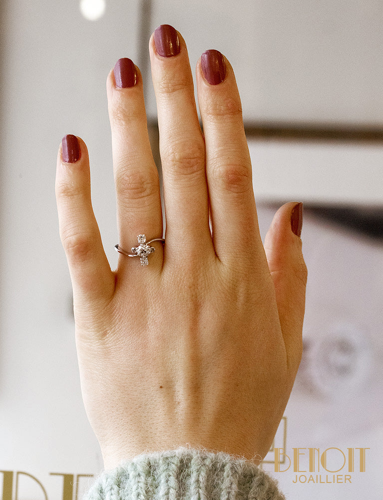 Bague Trio Diamants - Image 6