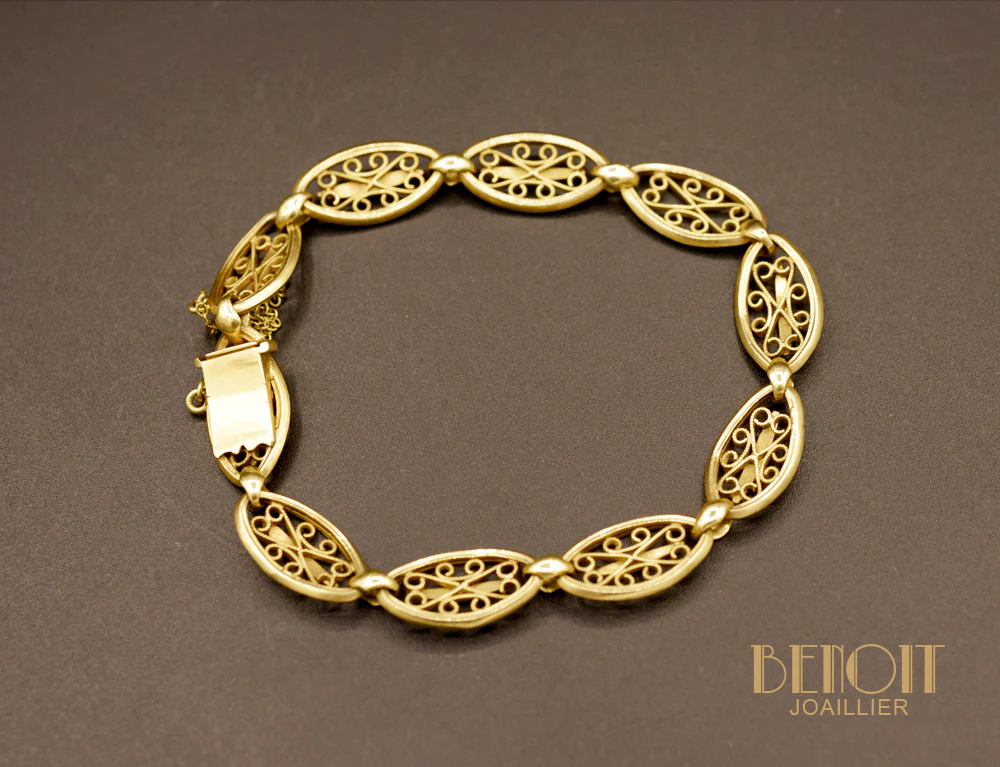 Bracelet Filigrane Début XXe Siècle - Image 2