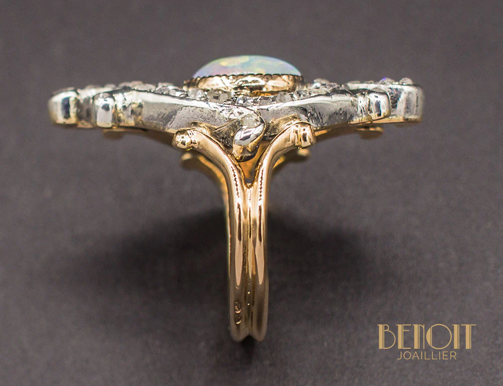 Bague 1900 Opale Diamants - Image 5