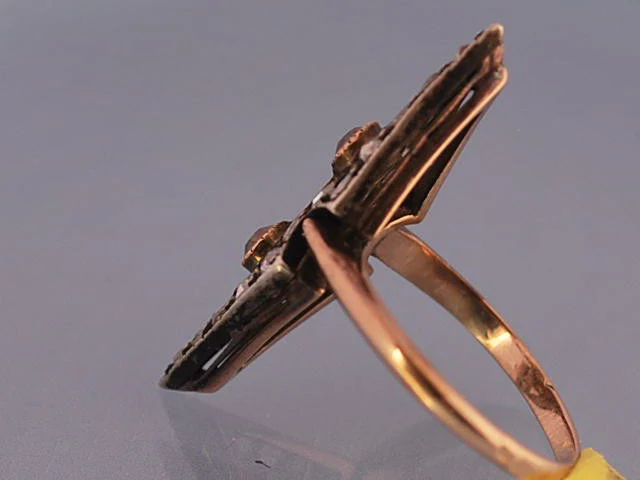 Bague 1900 or et diamants - Image 3