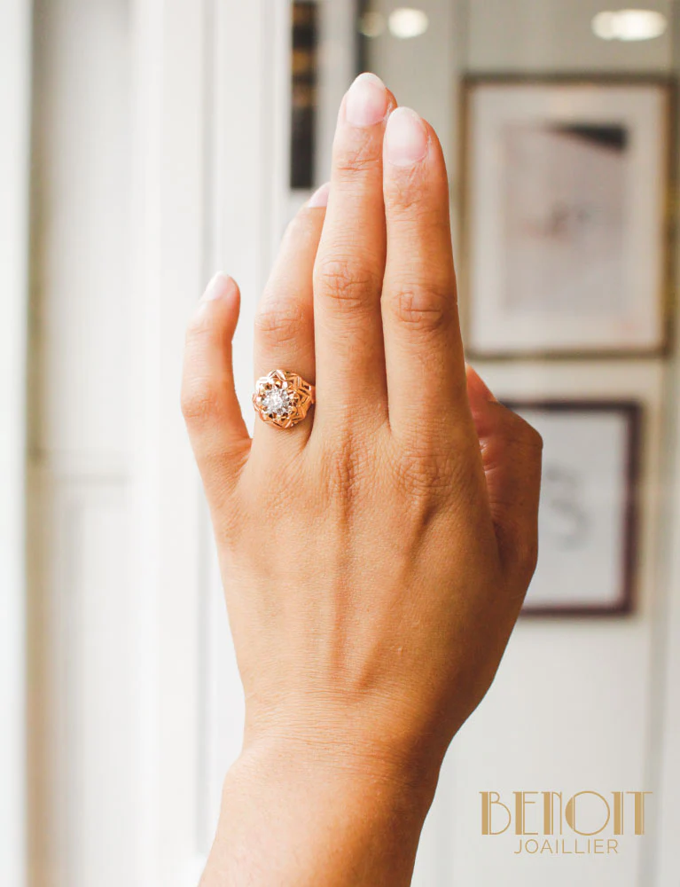 Bague 1950 Diamant - Image 6