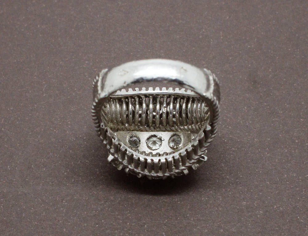 Bague 1950 en Platine et Diamants - Image 6