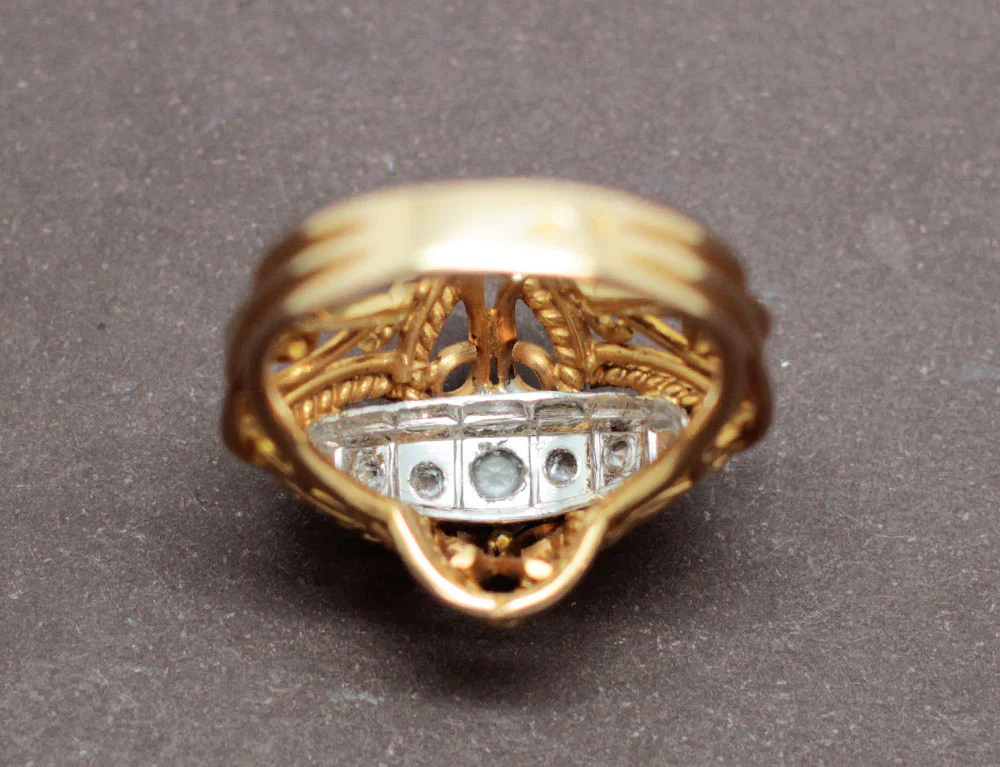 Bague 1950 Or et Diamants - Image 6
