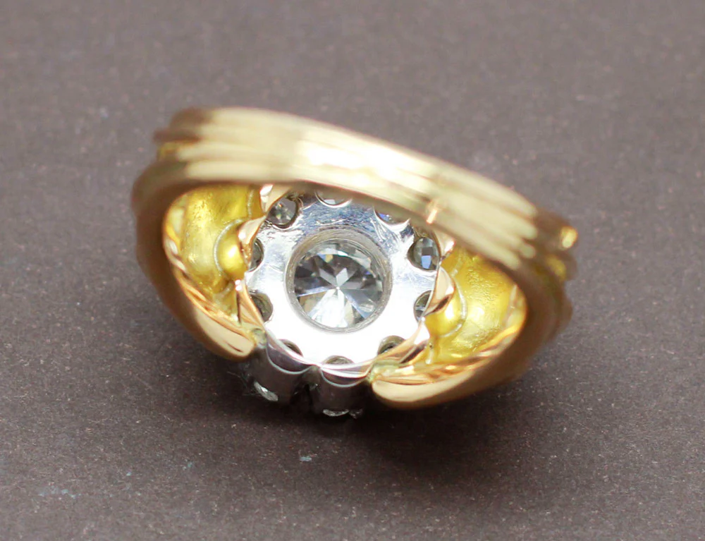 Bague 1950 Or et Diamants - Image 6