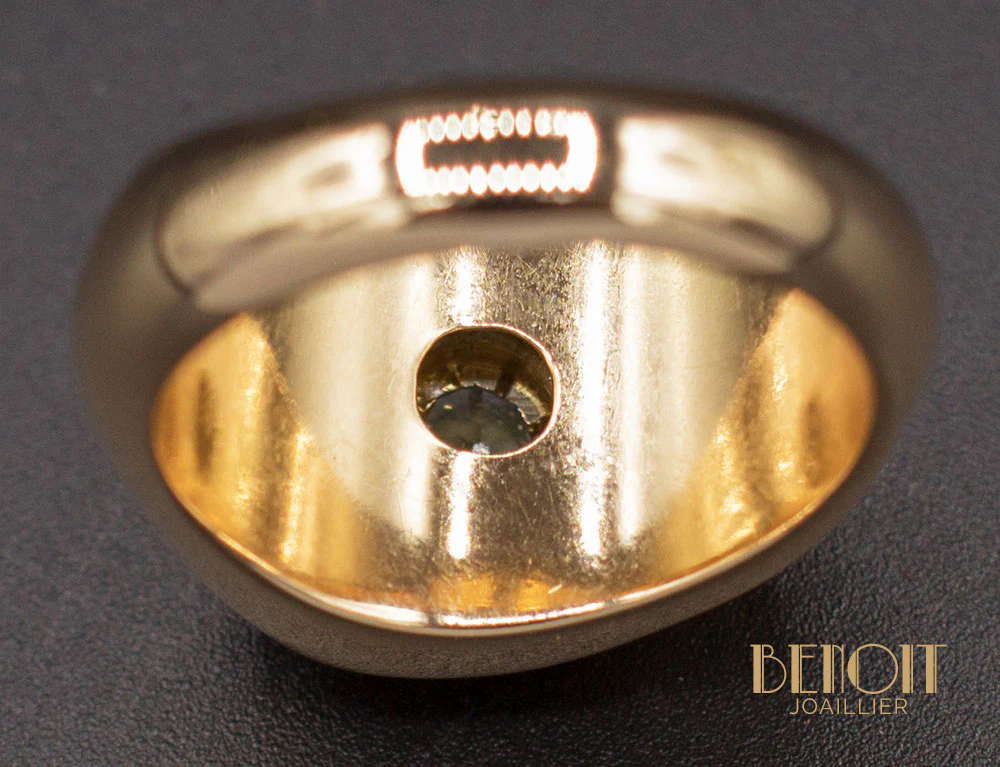 Bague 1950 Or Rose Diamant - Image 6