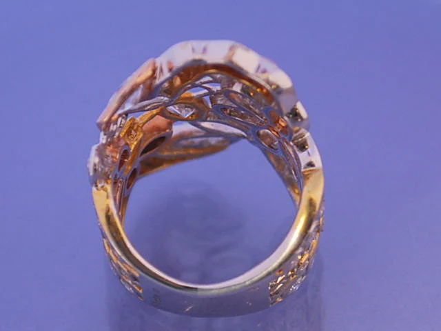 Bague 3 ors diamants - Image 4