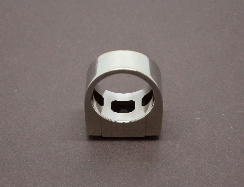 Bague style tank Aigue Marine Diamants - Image 4