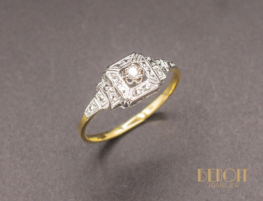 Bague Art Déco Diamant