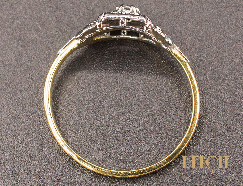 Bague Art Déco Diamant - Image 5