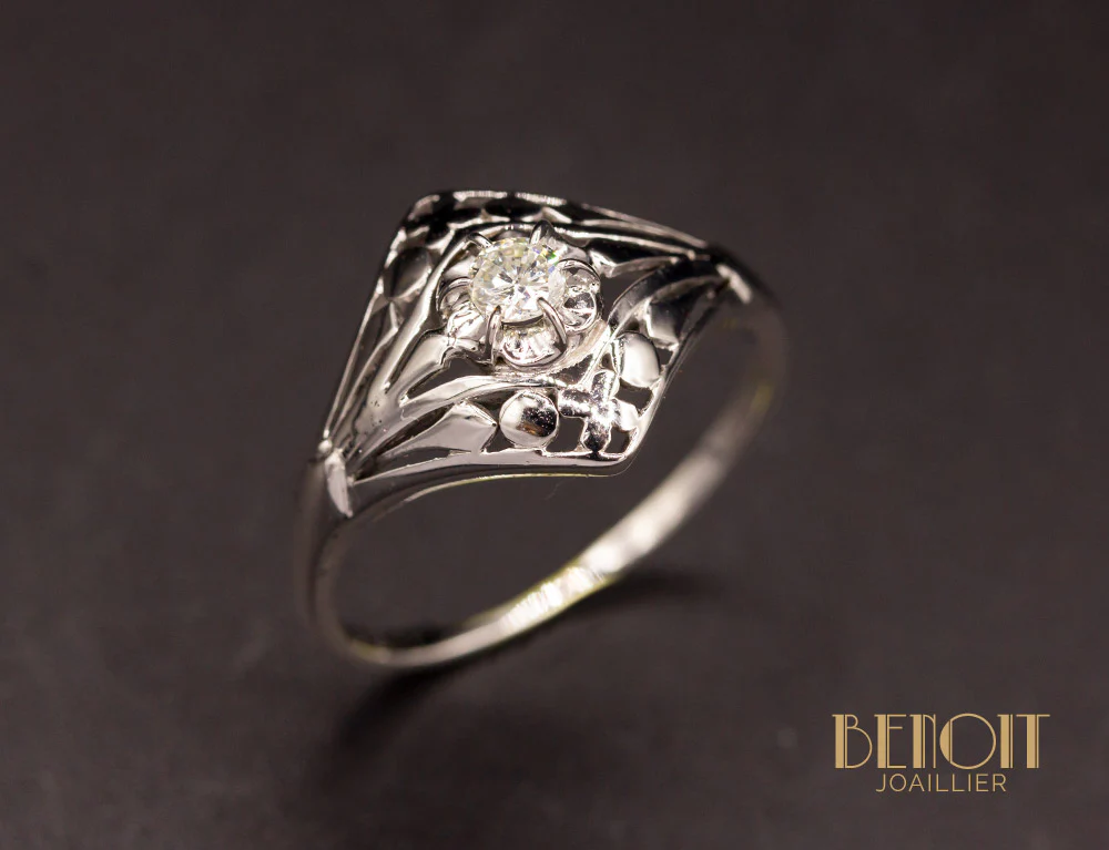 Bague Art Déco Diamant