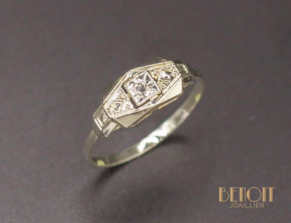Bague Art Déco Diamant