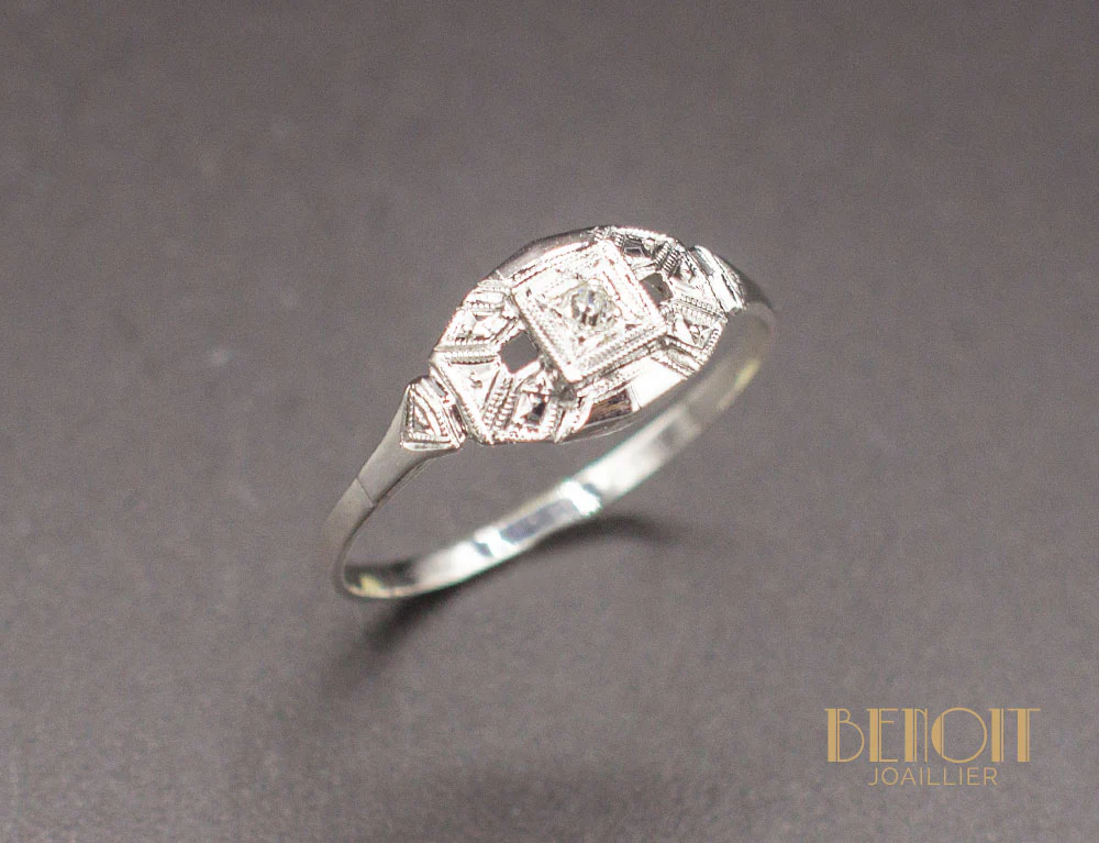 Bague Art Déco Diamant