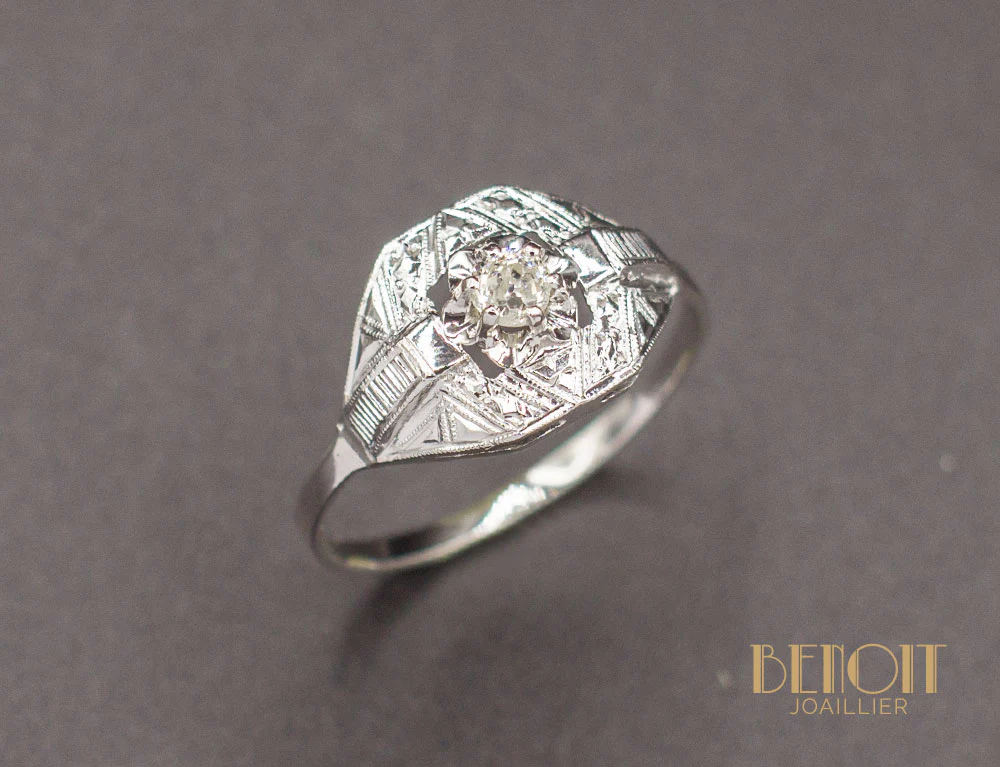 Bague Art Déco Diamant