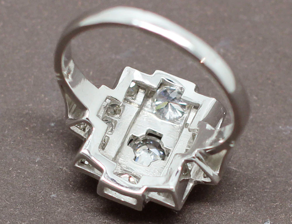 Bague Art Déco Diamants - Image 6