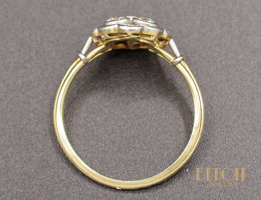 Bague Art Déco Diamants - Image 4