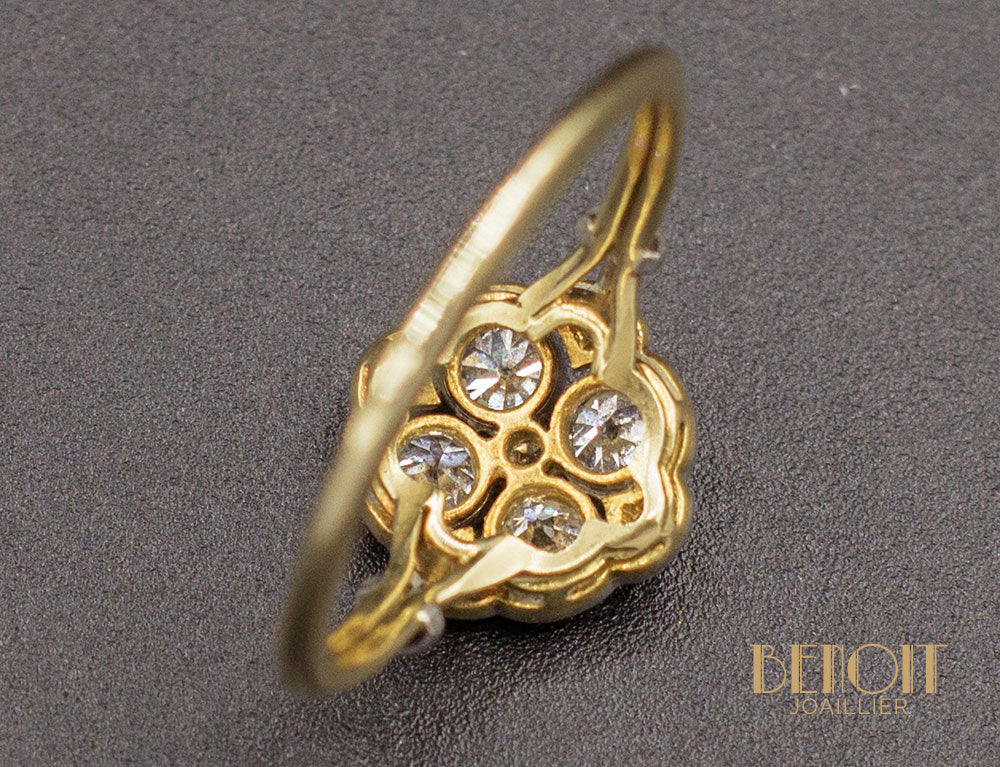 Bague Art Déco Diamants - Image 6
