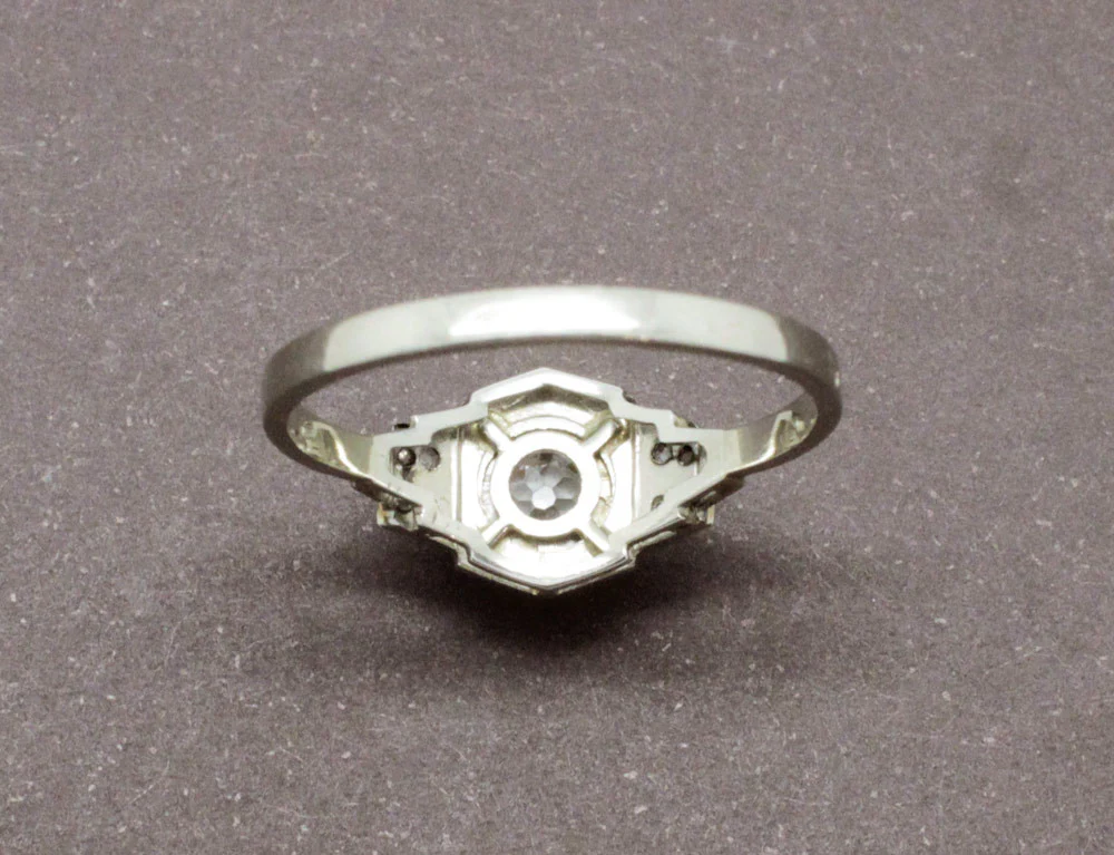 Bague Art Déco Diamants - Image 6