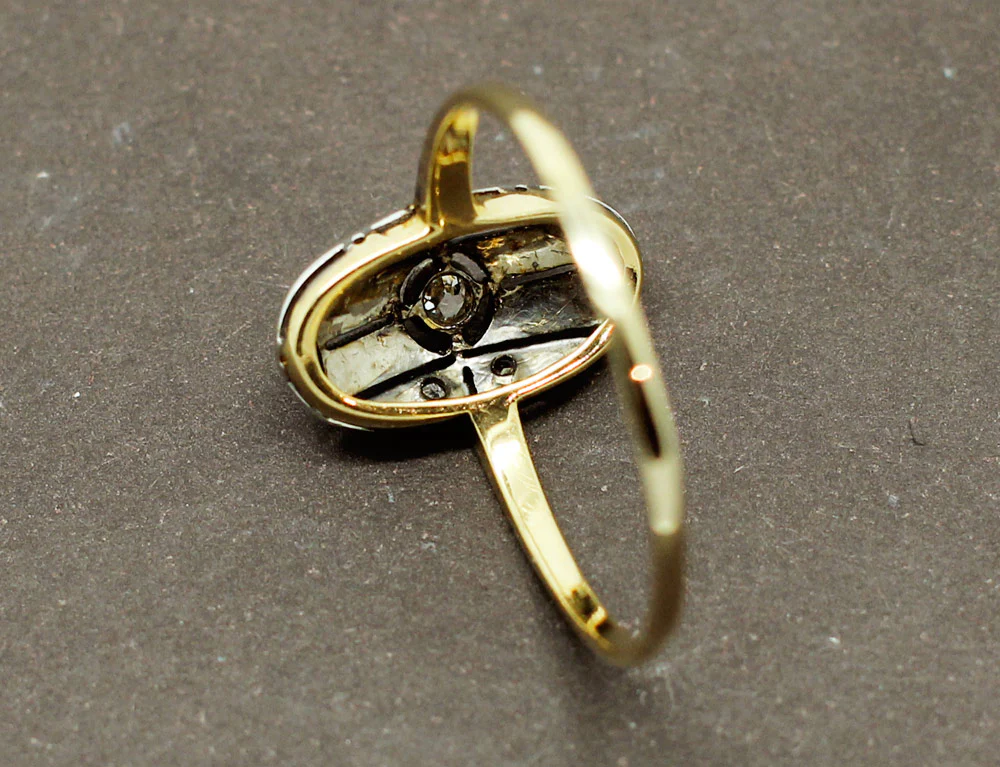 Bague Art Déco Diamants - Image 5
