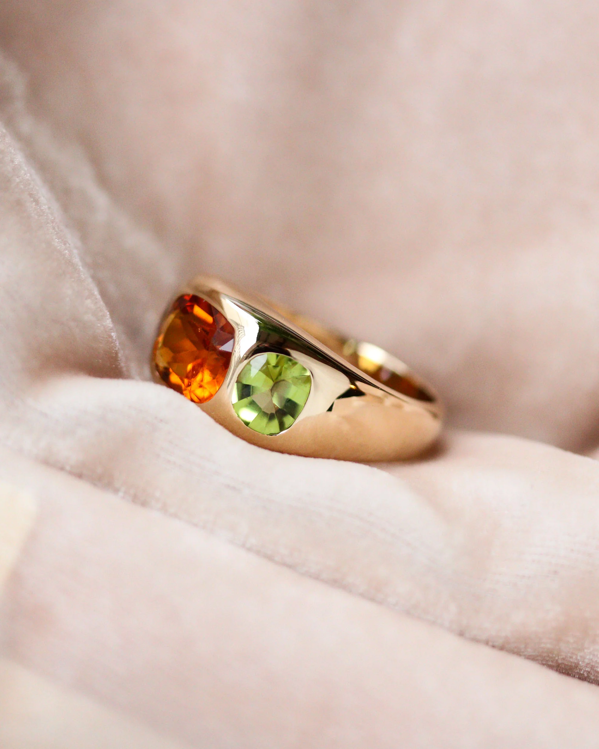 Bague Collection Baroque signée "Chanel" Or Jaune - Image 4