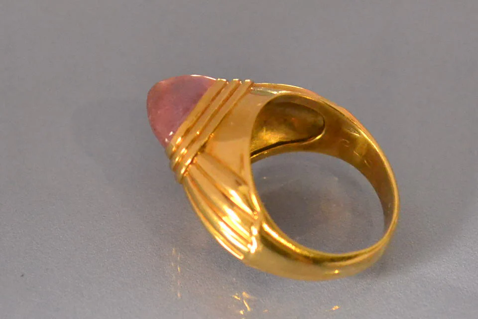 Bague Boucheron tourmaline rose et or 18 ct - Image 2