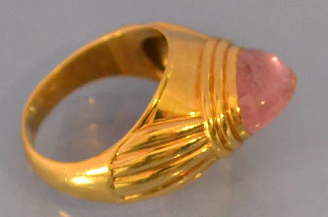 Bague Boucheron tourmaline rose et or 18 ct - Image 3