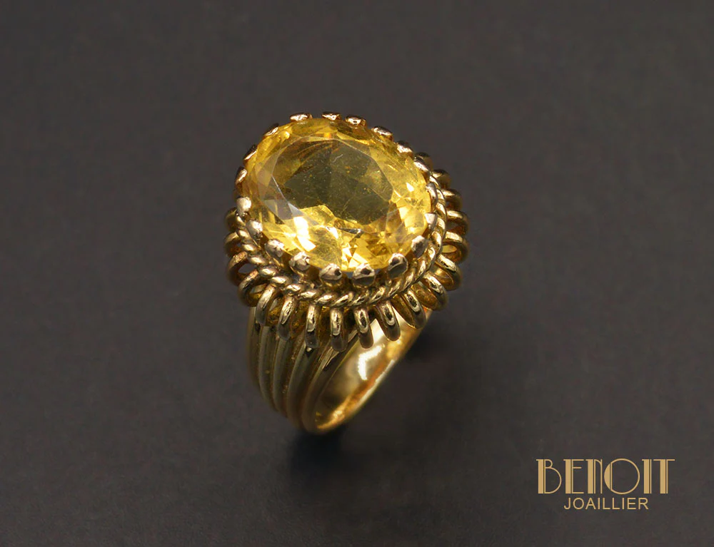 Bague Citrine 1950