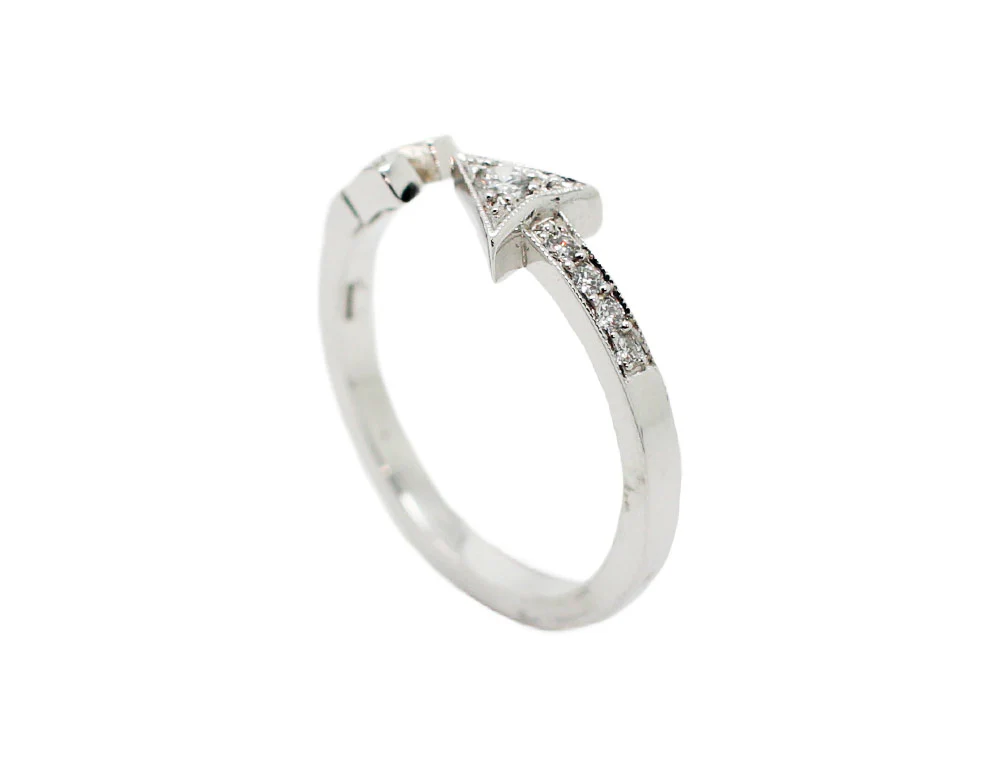 Bague Création Benoit Joaillier "Flèche" - Image 3
