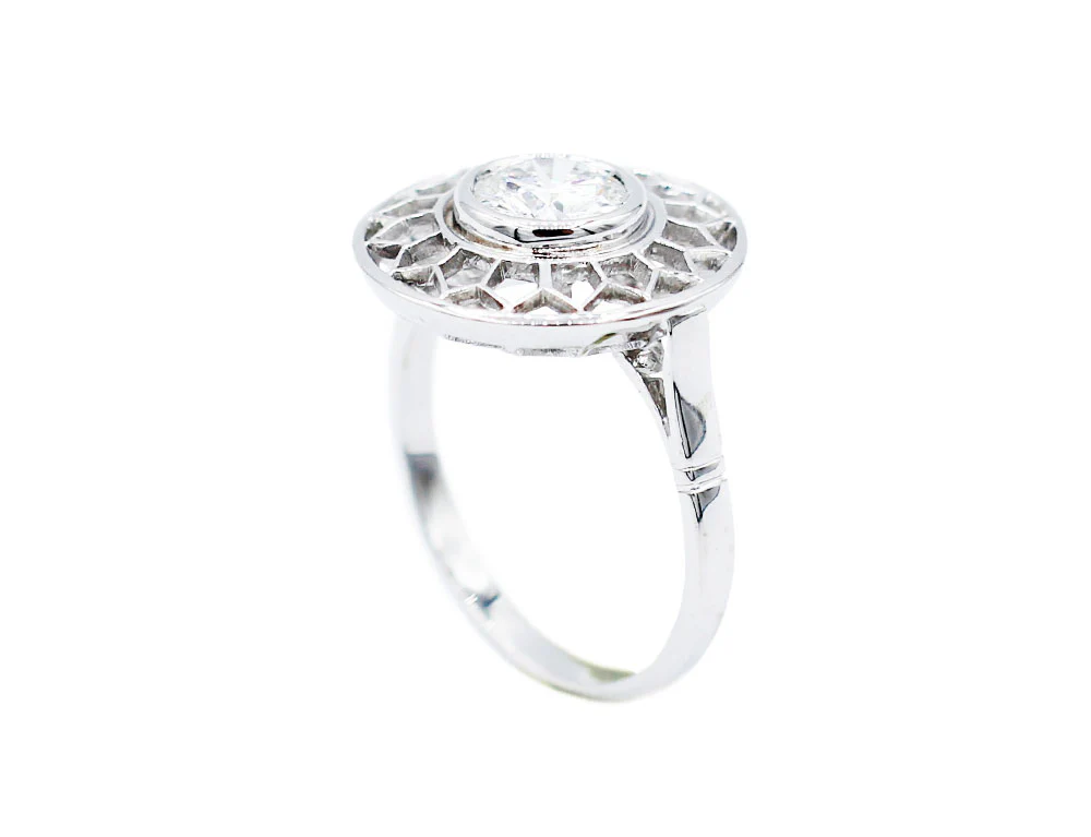 Bague Création Benoit Joaillier "Nids D'Abeille" - Image 3