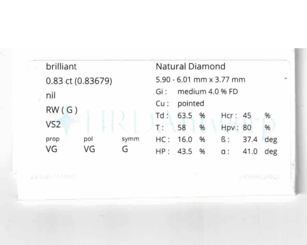 Bague Création Benoit Joaillier "Octogonale" Diamant 0.83 ct taille brillant - Image 8