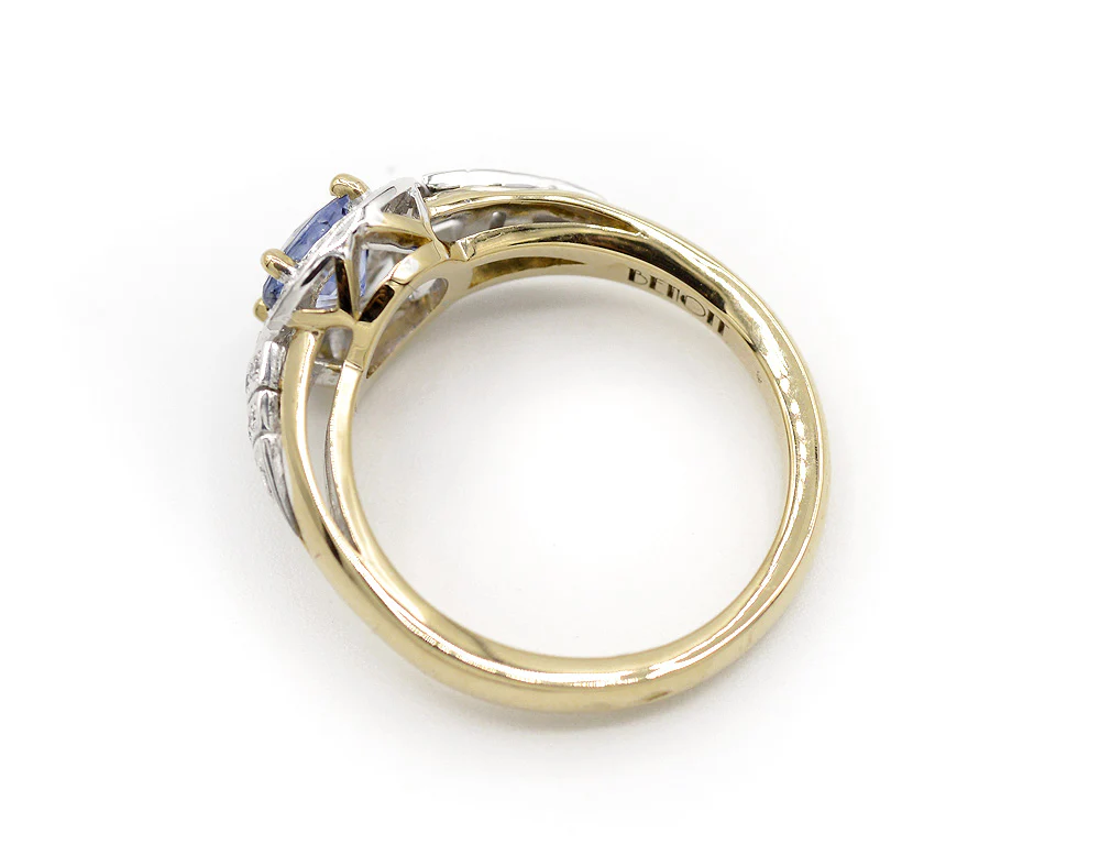 Bague Création Benoit Joaillier "Saphir Entouré" Saphir 0,77ct - Image 4