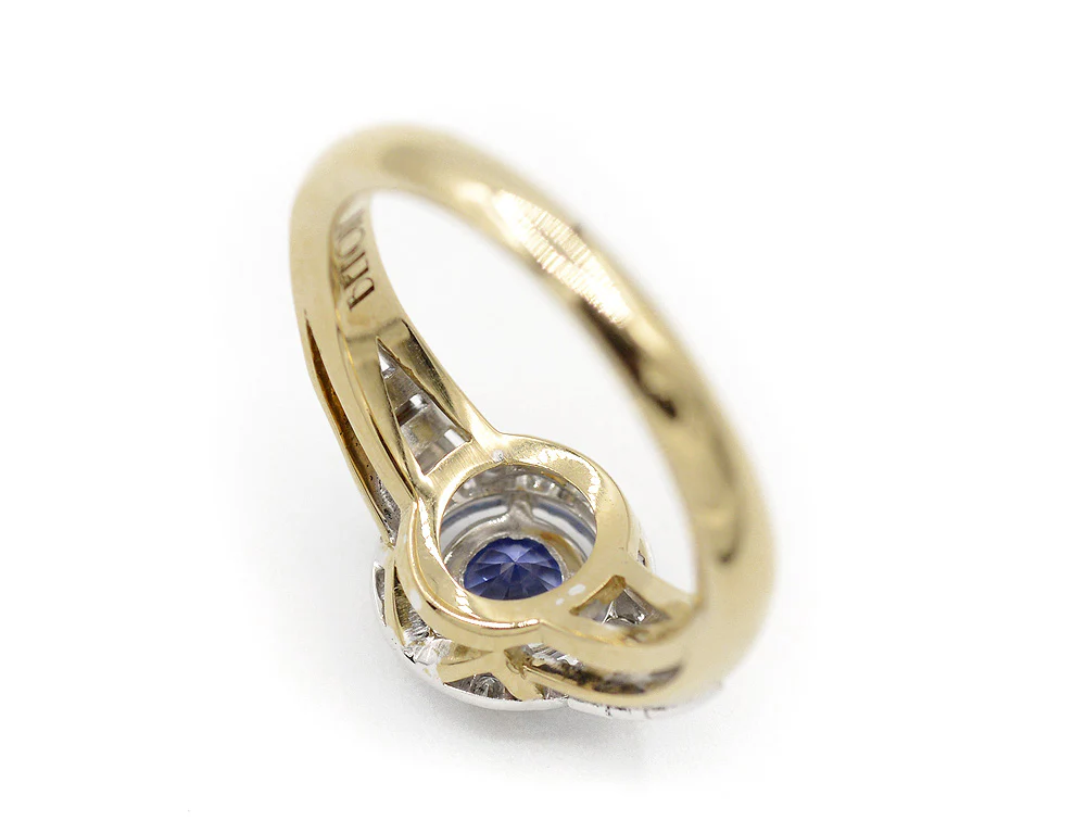 Bague Création Benoit Joaillier "Saphir Entouré" Saphir 0,77ct - Image 5
