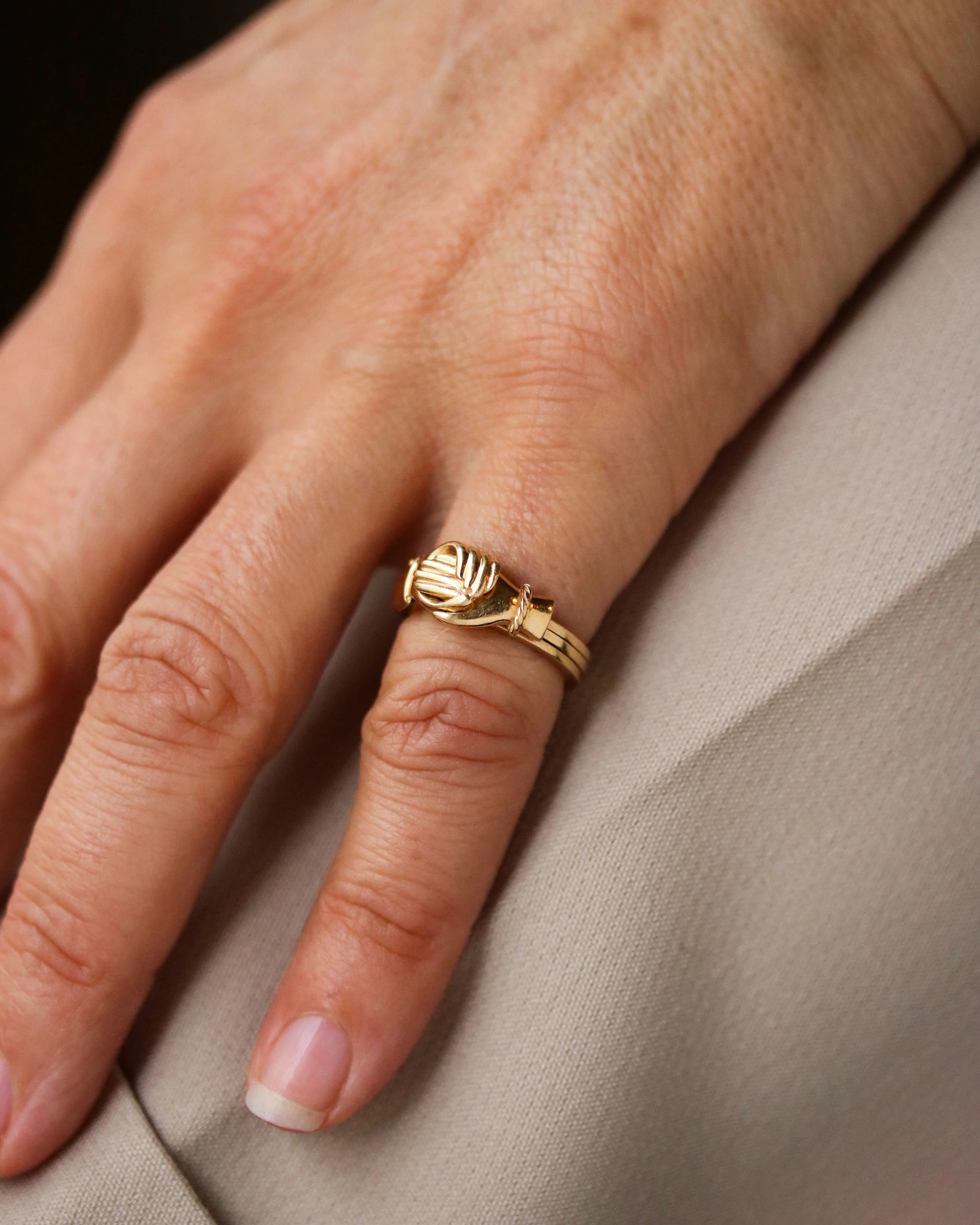 Bague de Foi Or Jaune - Image 2