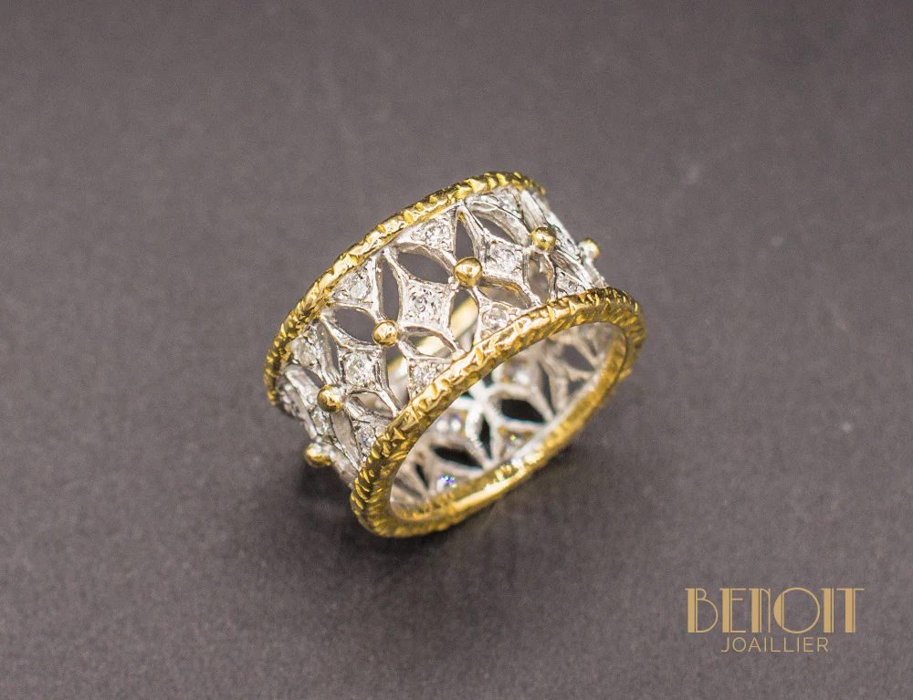 Bague Dentelle Diamants