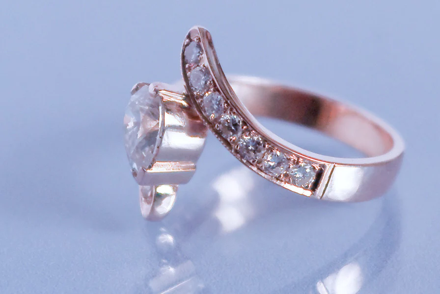 Bague Diamant Poire - Image 2