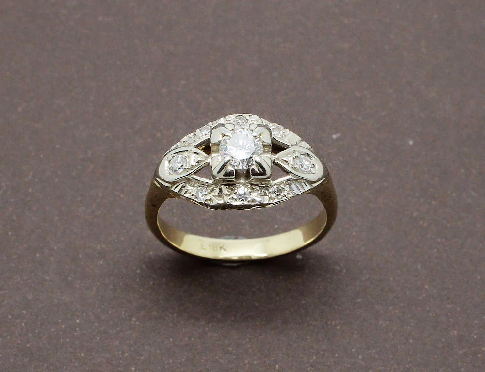 Bague Diamants et Or - Image 2