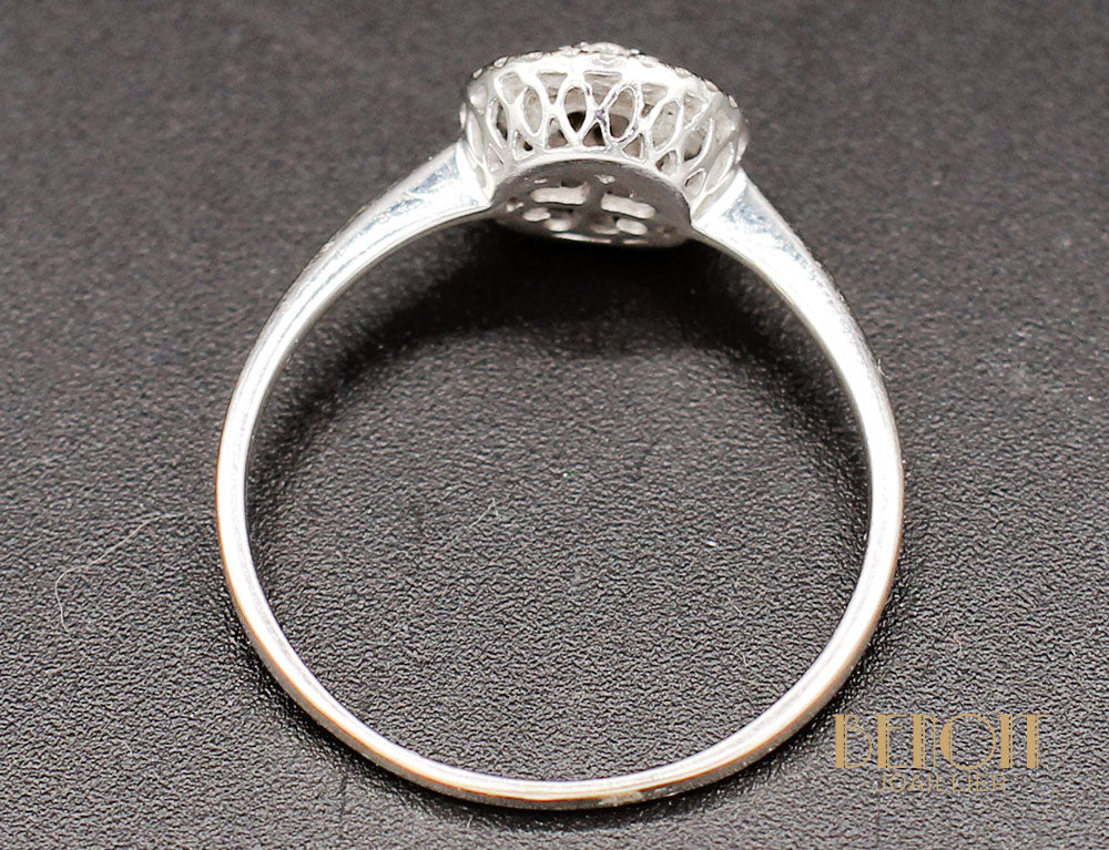 Bague Diamants Ronds et Baguettes - Image 5