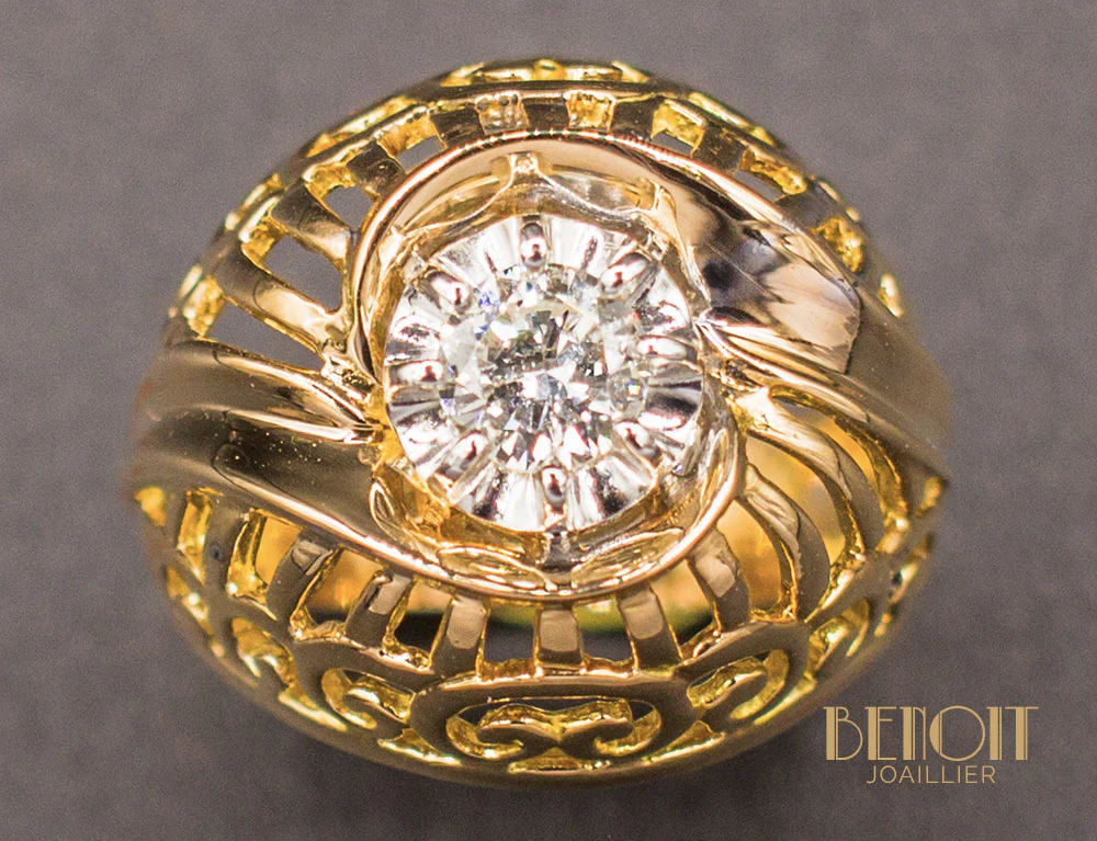 Bague Dôme Diamant - Image 3