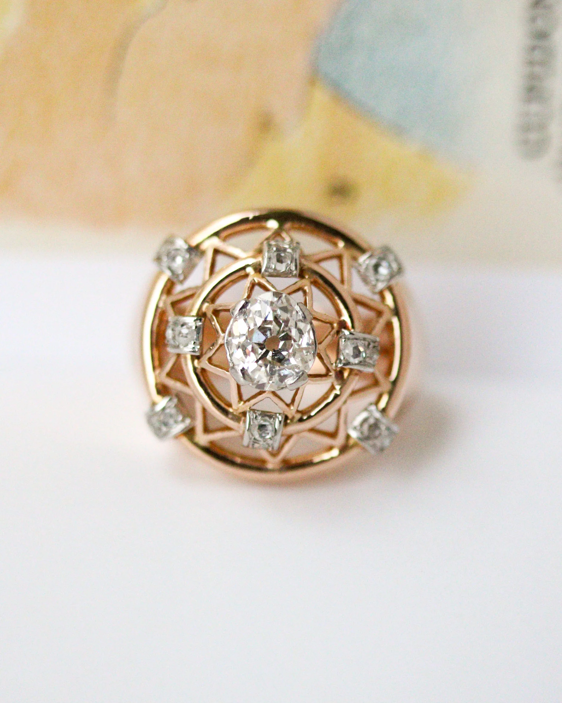 Bague Dôme Constellation Or et Diamants - Image 3