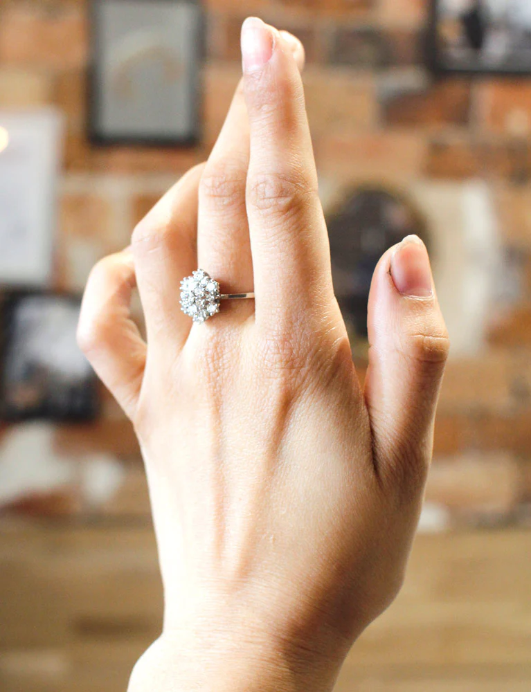 Bague Flocon de Neige de Diamants - Image 7