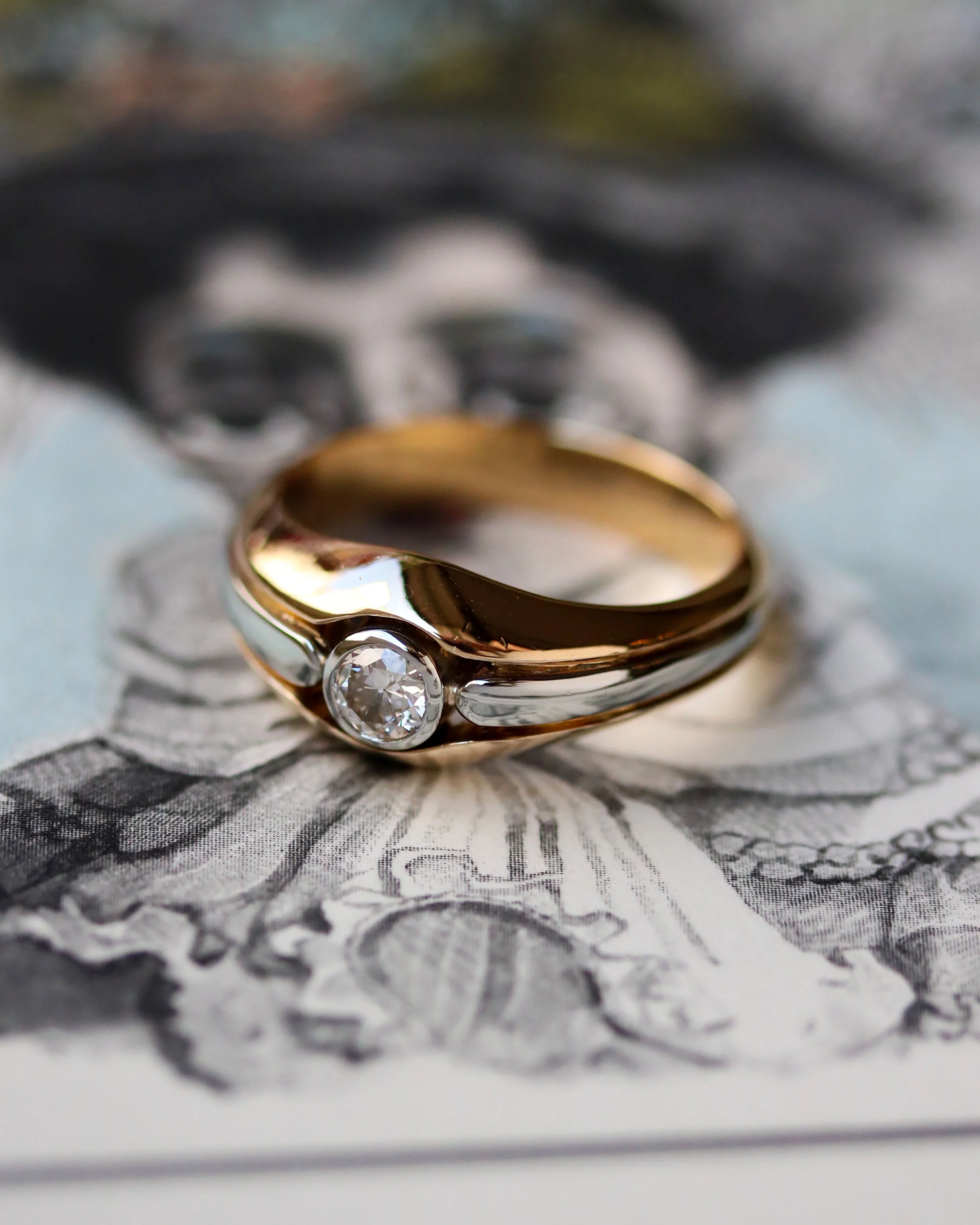 Bague Jonc Moderniste