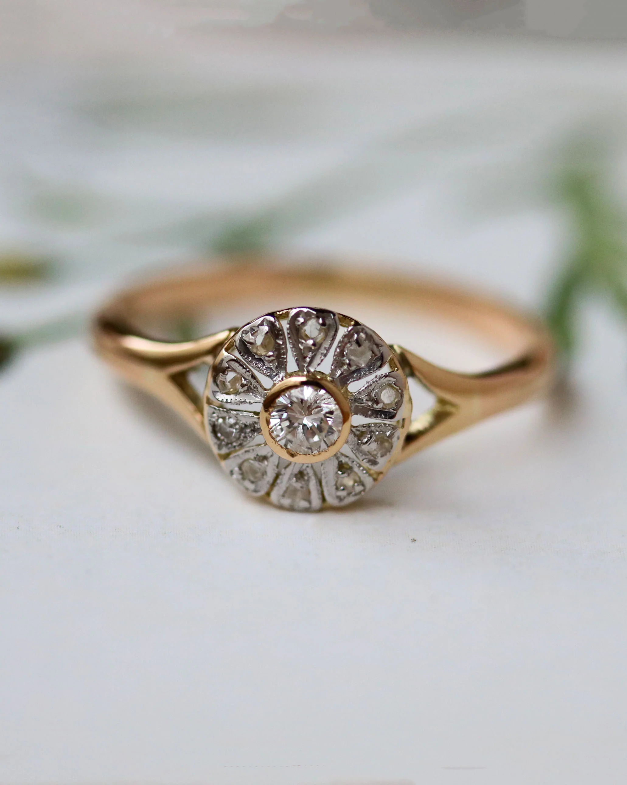 Bague Marguerite Diamants