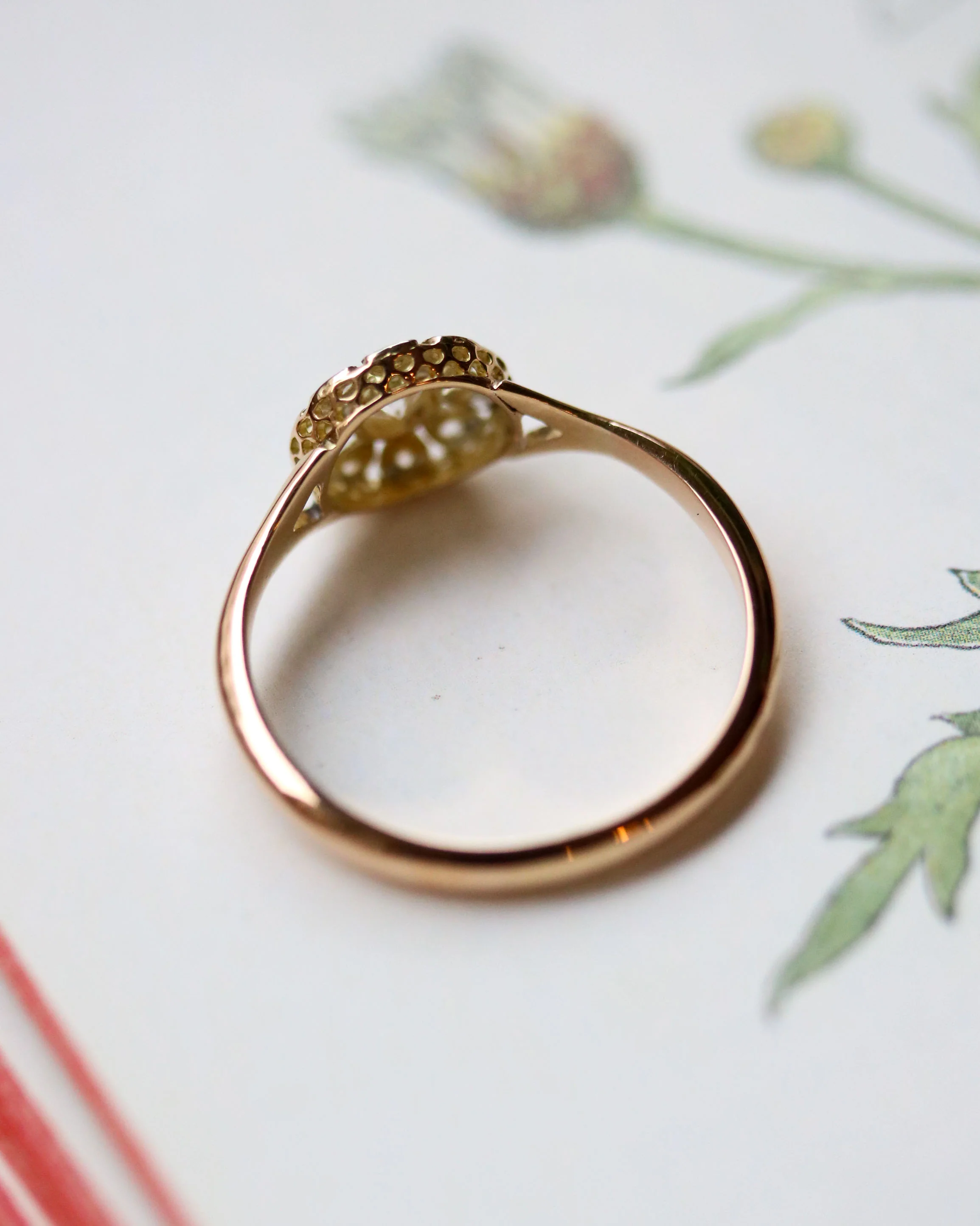 Bague Marguerite Diamants - Image 2
